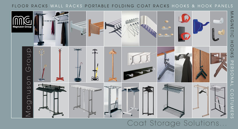 Magnuson Hanger Style Wall Rack Configurable Item 72 In L Floor Coat Rack Contemporary Metal Commercial Rap Magnuson Group Inc