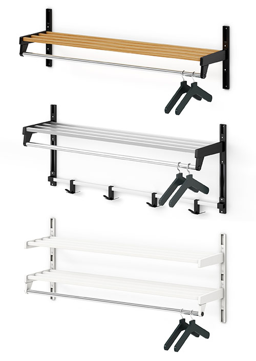 WH Hanger Style Wall Rack